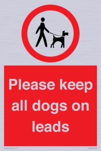 Please keep all dogs on leads
